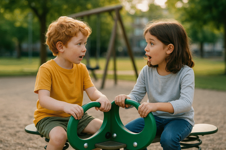 Wie wichtig ist der Austausch mit anderen Kindern?